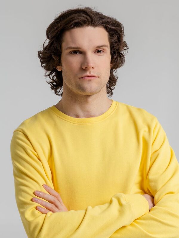 Свитшот унисекс BNC Inspire (Organic), желтый арт.WU31B205