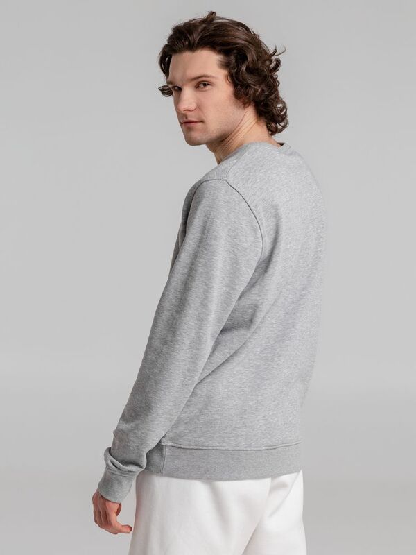 Свитшот унисекс BNC Inspire (Organic), серый меланж арт.WU31B610