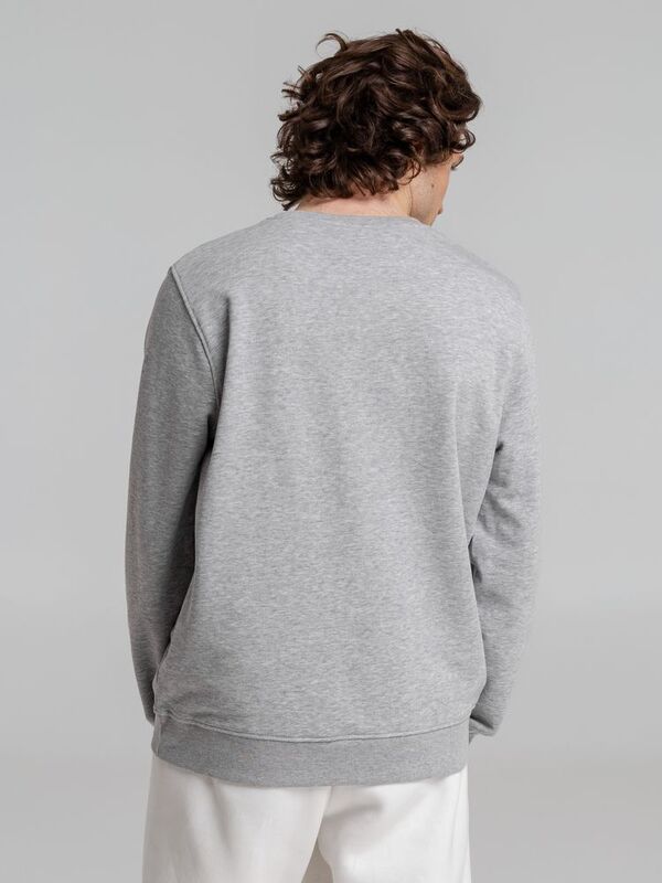 Свитшот унисекс BNC Inspire (Organic), серый меланж арт.WU31B610