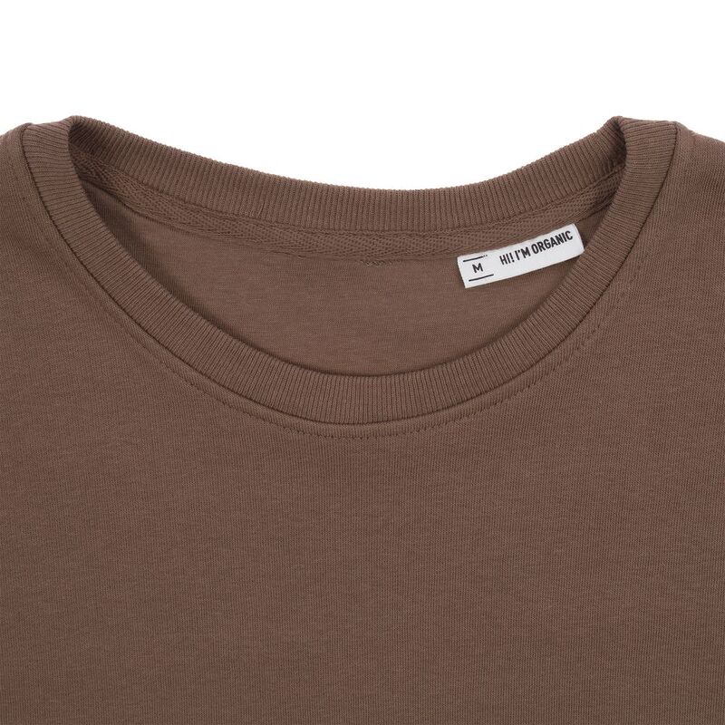 Свитшот женский BNC Inspire (Organic), коричневый (мокко) арт.WW32B137