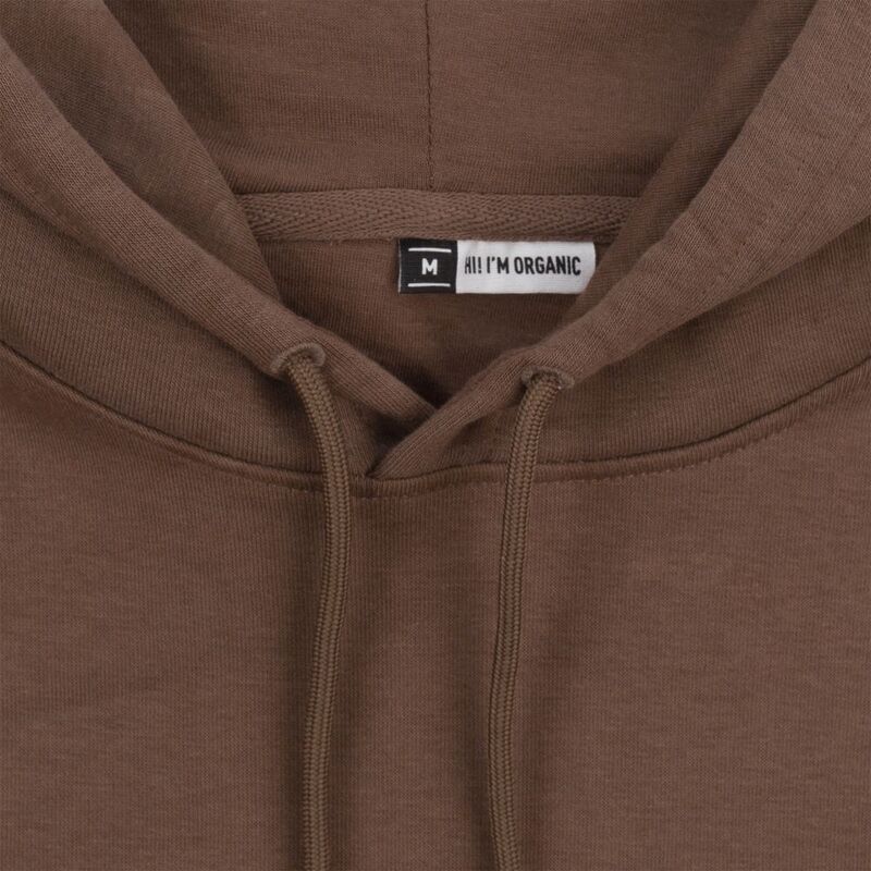 Толстовка с капюшоном унисекс BNC Inspire (Organic), серый меланж арт.WU33B610