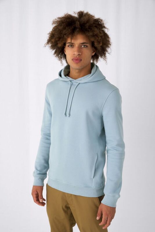 Толстовка с капюшоном унисекс BNC Inspire (Organic), темно-серая арт.WU33B669