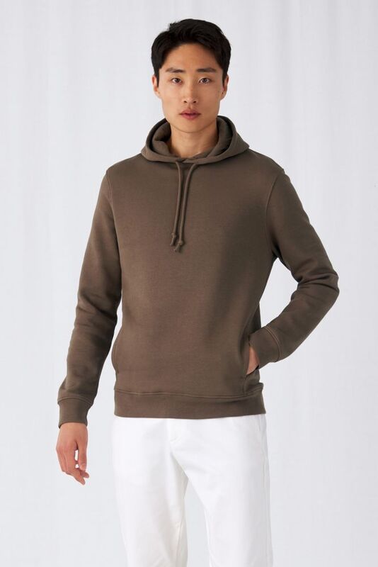 Толстовка с капюшоном унисекс BNC Inspire (Organic), темно-серая арт.WU33B669