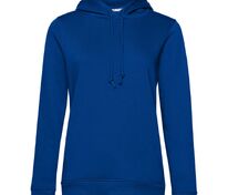 Толстовка с капюшоном женская BNC Inspire (Organic), ярко-синяя арт.WW34B453