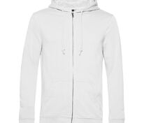 Толстовка на молнии с капюшоном унисекс BNC Inspire (Organic), белая арт.WU35B001