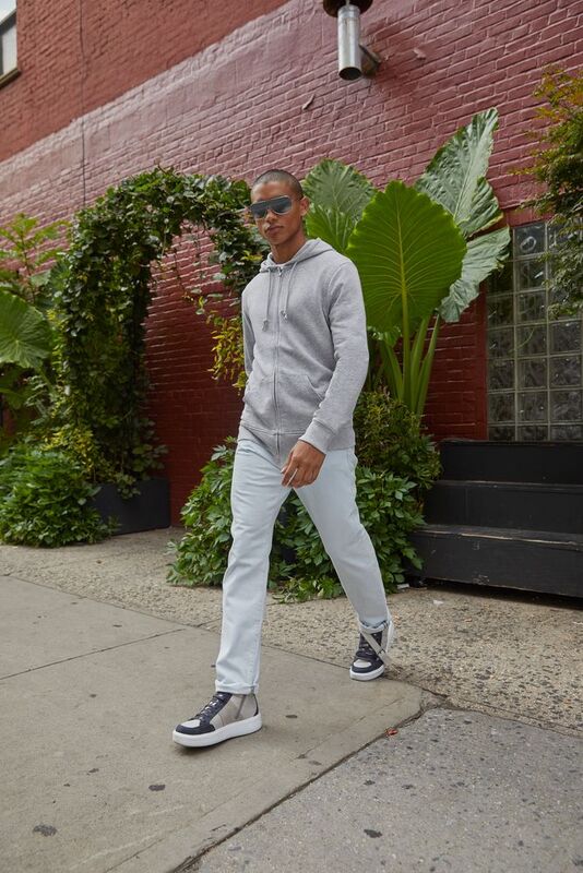 Толстовка на молнии с капюшоном унисекс BNC Inspire (Organic), красная арт.WU35B004