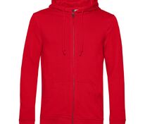 Толстовка на молнии с капюшоном унисекс BNC Inspire (Organic), красная арт.WU35B004