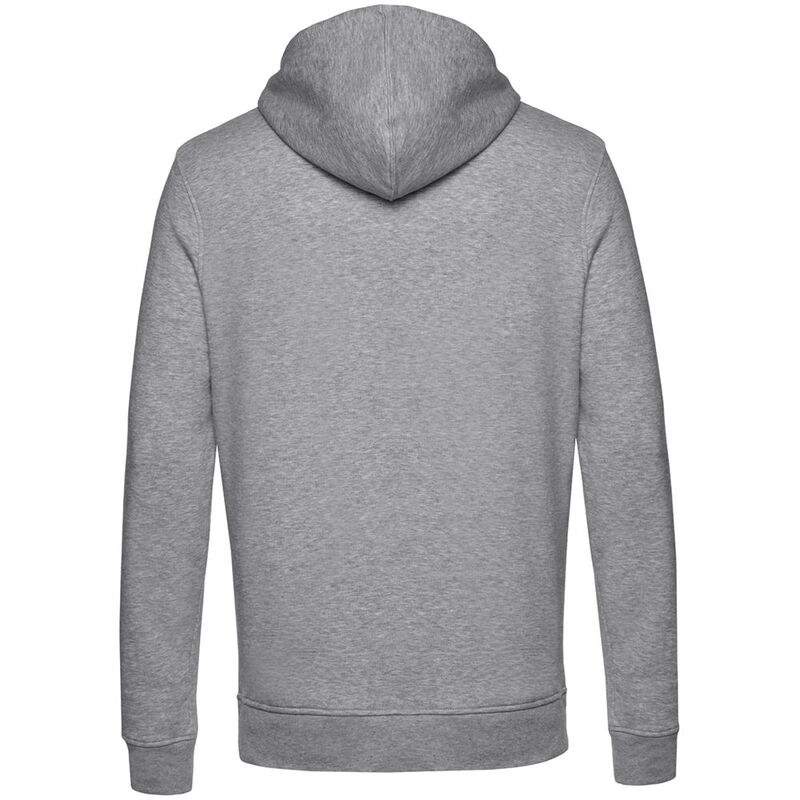 Толстовка на молнии с капюшоном унисекс BNC Inspire (Organic), серый меланж арт.WU35B610