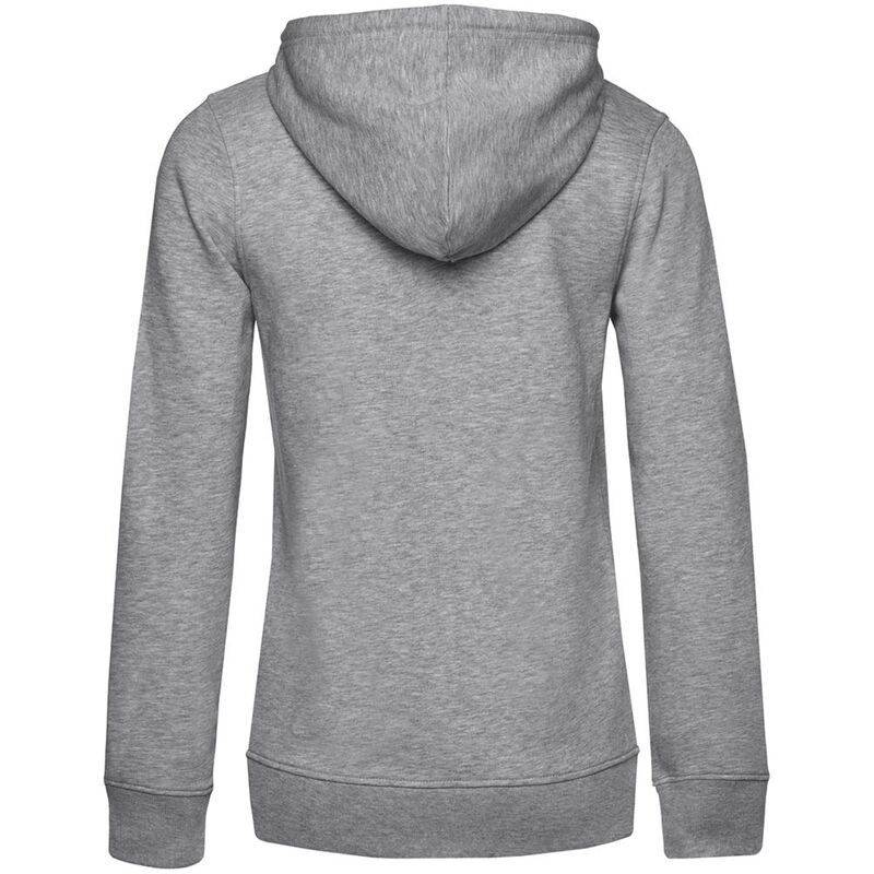 Толстовка на молнии с капюшоном женская BNC Inspire (Organic), серый меланж арт.WW36B610