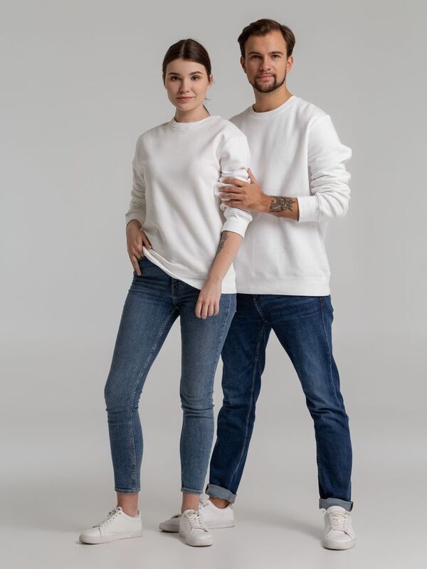 Свитшот унисекс King, белый арт.WU01K001