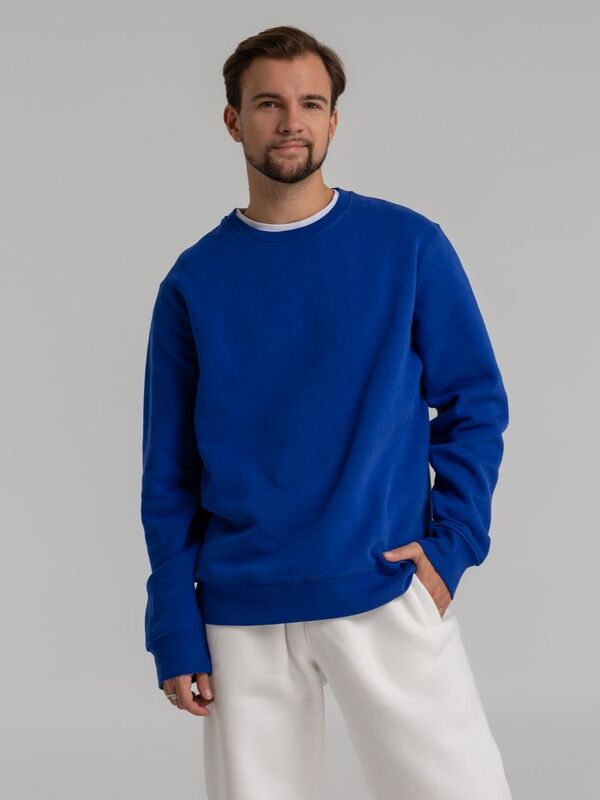 Свитшот унисекс King, ярко-синий арт.WU01K453