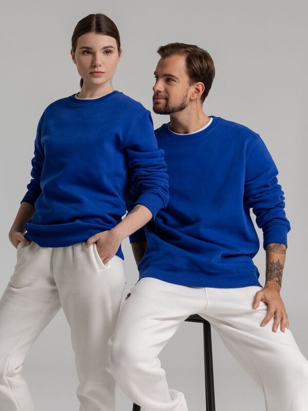 Свитшот унисекс King, ярко-синий арт.WU01K453
