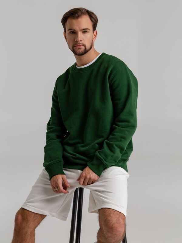 Свитшот унисекс King, темно-зеленый арт.WU01K540