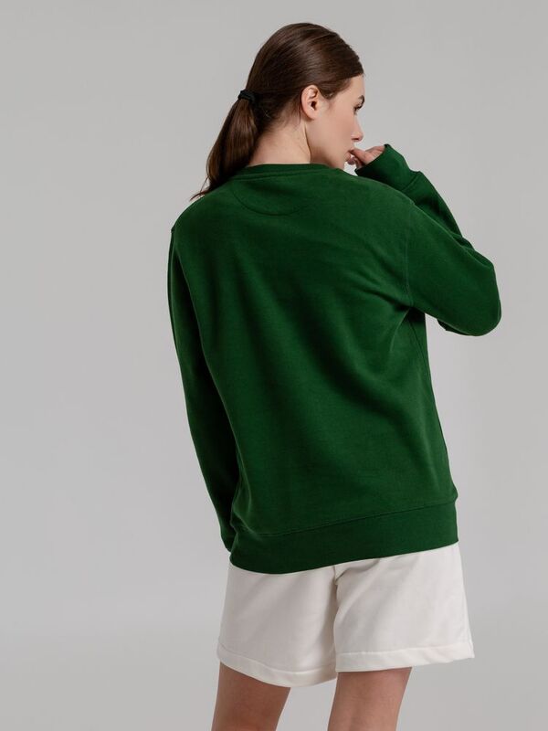 Свитшот унисекс King, темно-зеленый арт.WU01K540