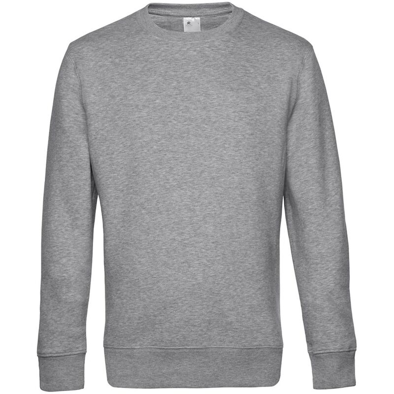 Свитшот унисекс King, серый меланж арт.WU01K610