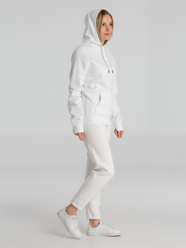 Толстовка с капюшоном унисекс King, белая арт.WU02K001