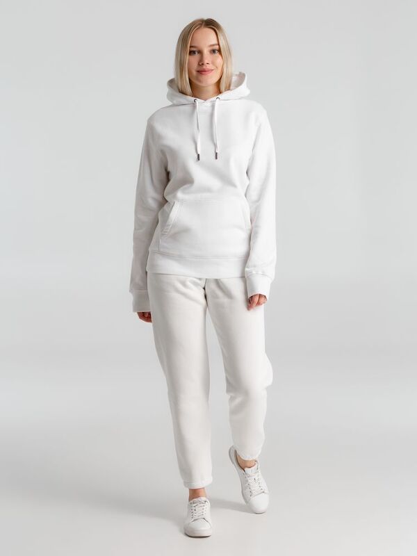 Толстовка с капюшоном унисекс King, белая арт.WU02K001