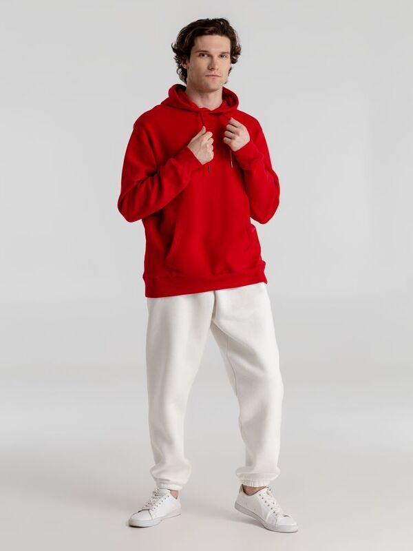 Толстовка с капюшоном унисекс King, красная арт.WU02K004