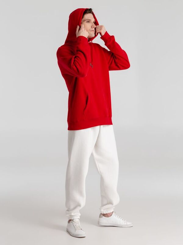 Толстовка с капюшоном унисекс King, красная арт.WU02K004