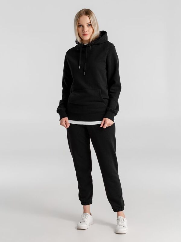 Толстовка с капюшоном унисекс King, черная арт.WU02K005