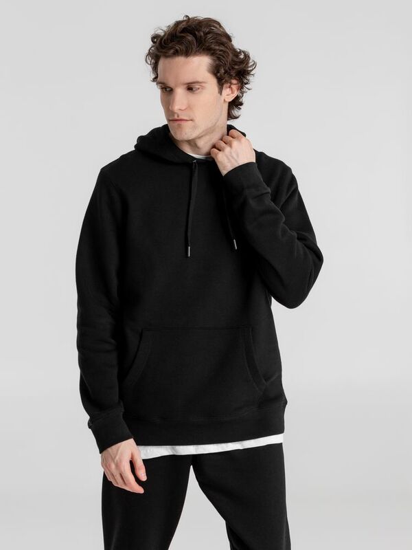 Толстовка с капюшоном унисекс King, черная арт.WU02K005