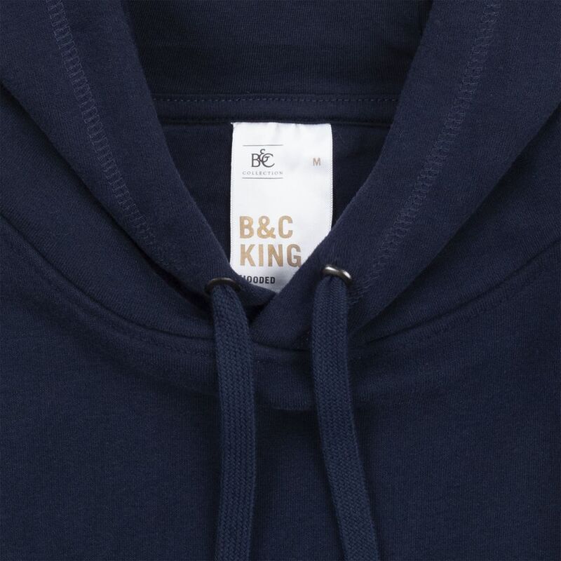 Толстовка с капюшоном унисекс King, темно-синяя арт.WU02K006