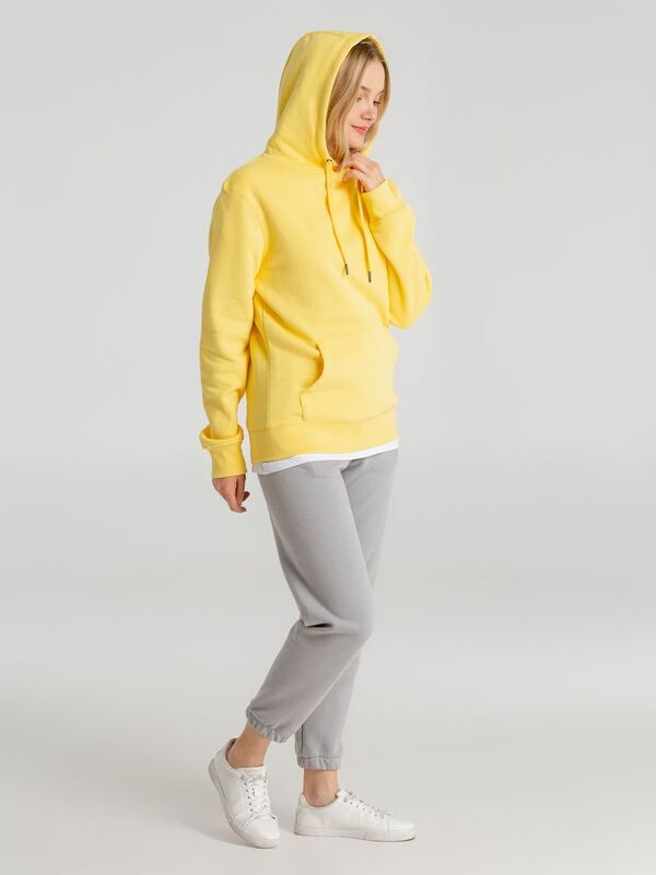 Толстовка с капюшоном унисекс King, желтая арт.WU02K205
