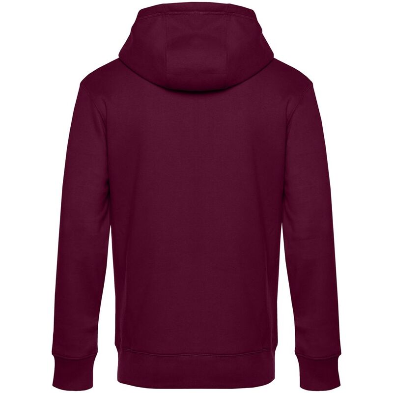 Толстовка с капюшоном унисекс King, бордовая арт.WU02K369