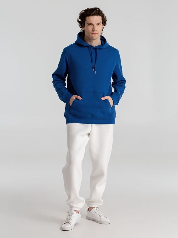 Толстовка с капюшоном унисекс King, ярко-синяя арт.WU02K453