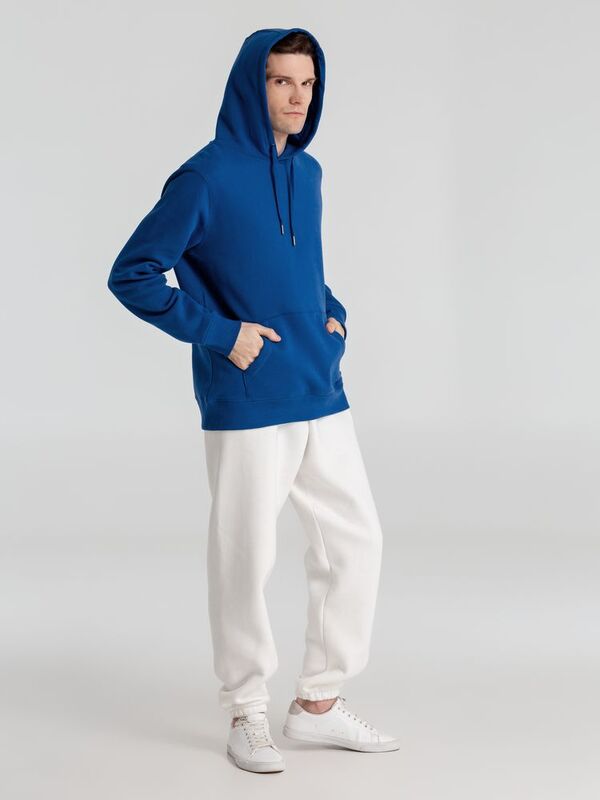 Толстовка с капюшоном унисекс King, ярко-синяя арт.WU02K453