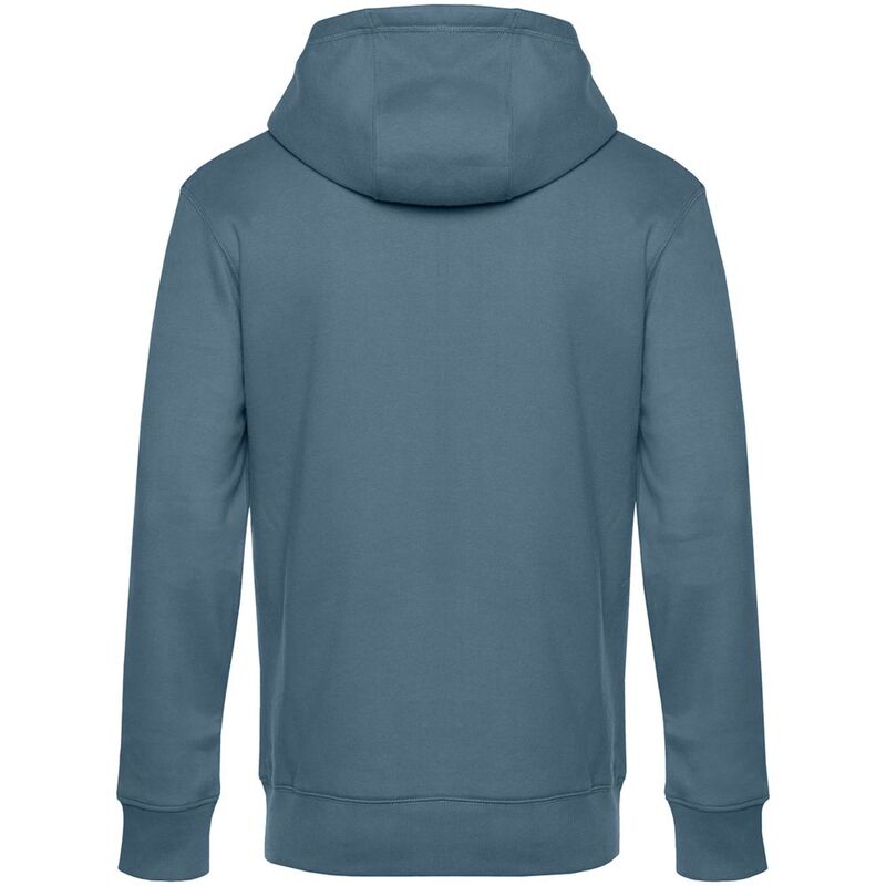 Толстовка с капюшоном унисекс King, серо-синяя арт.WU02K461