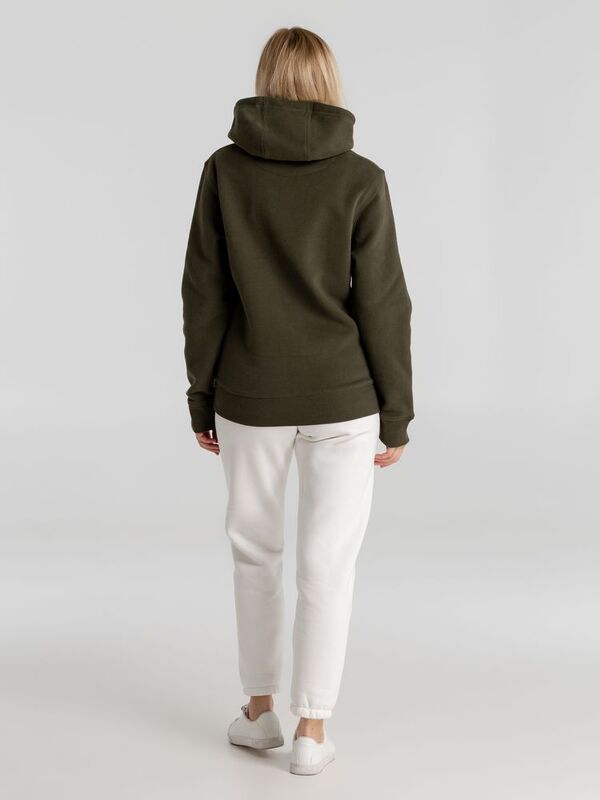 Толстовка с капюшоном унисекс King, хаки арт.WU02K555