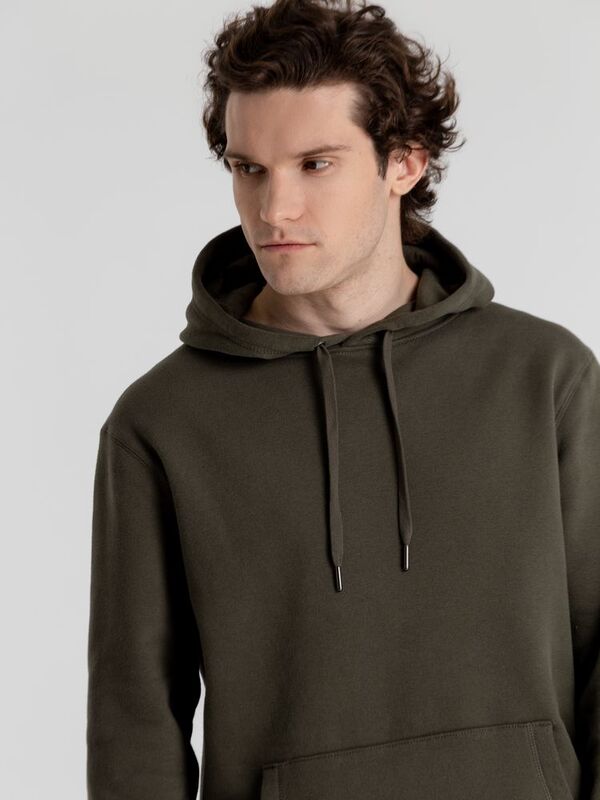 Толстовка с капюшоном унисекс King, хаки арт.WU02K555