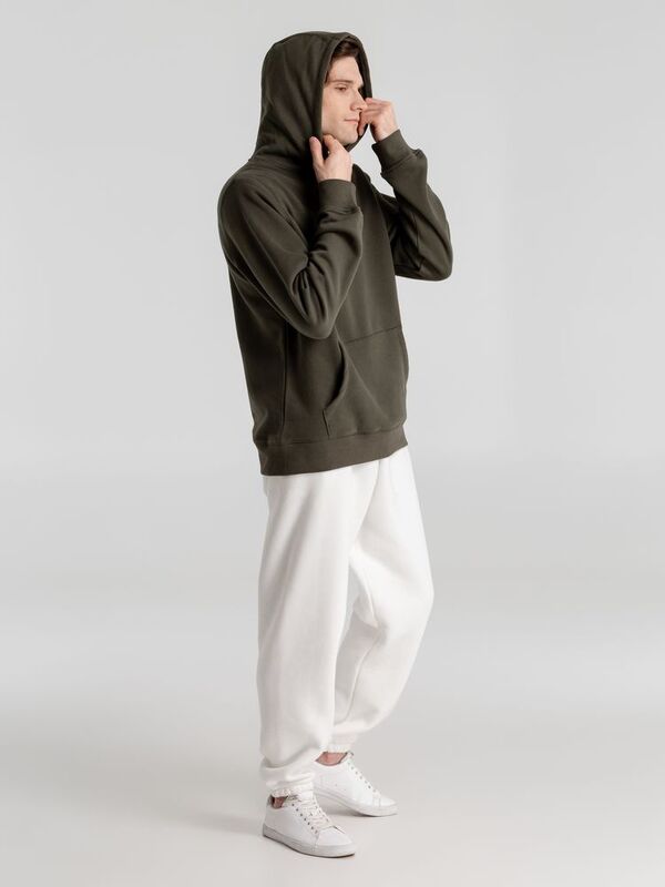 Толстовка с капюшоном унисекс King, хаки арт.WU02K555