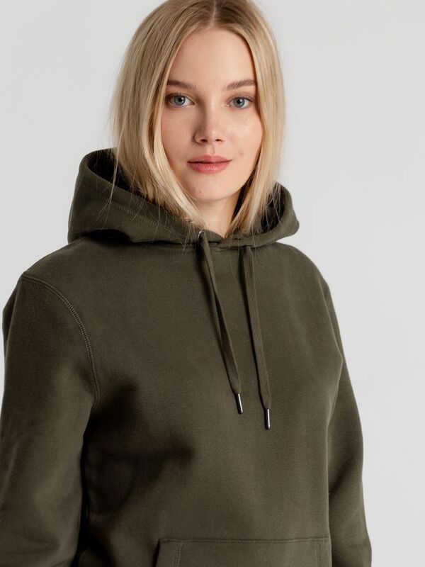 Толстовка с капюшоном унисекс King, хаки арт.WU02K555