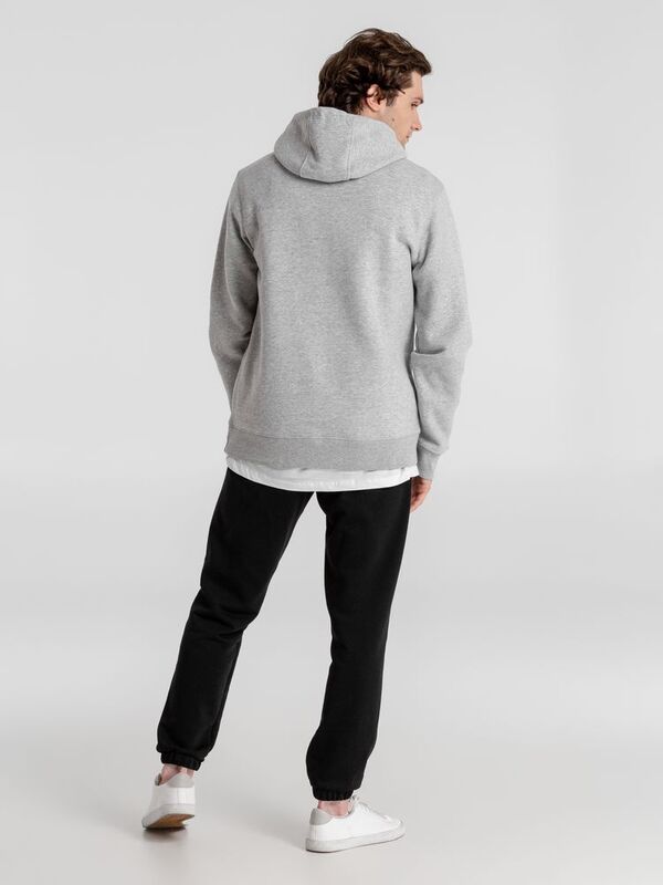 Толстовка с капюшоном унисекс King, серый меланж арт.WU02K610