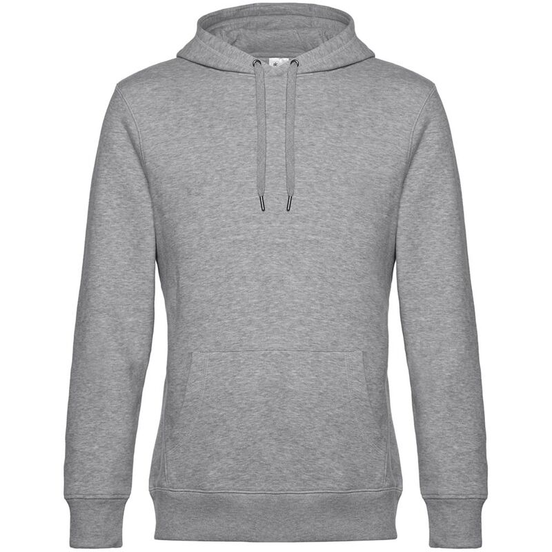 Толстовка с капюшоном унисекс King, серый меланж арт.WU02K610