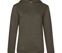 Толстовка с капюшоном женская Queen, хаки арт.WW02Q555