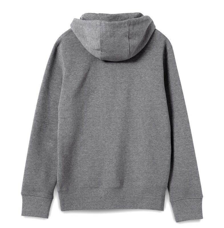 Толстовка на молнии с капюшоном унисекс King, темно-серый меланж арт.WU03K623