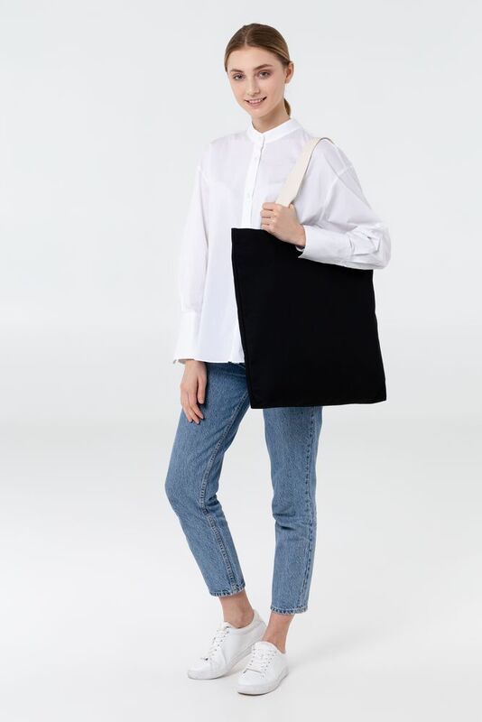 Холщовая сумка Shelty, черная арт.11604.30