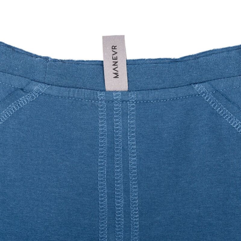 Футболка унисекс Vozduh 1.0, синяя арт.12184.44