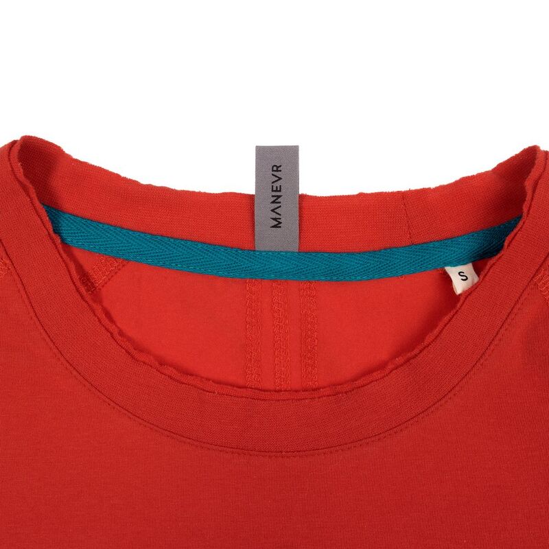 Футболка унисекс Vozduh 1.0, красная арт.12184.55