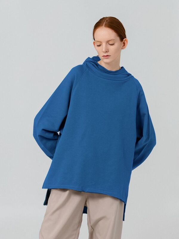 Худи унисекс Vozduh 1.0, синее арт.12185.44