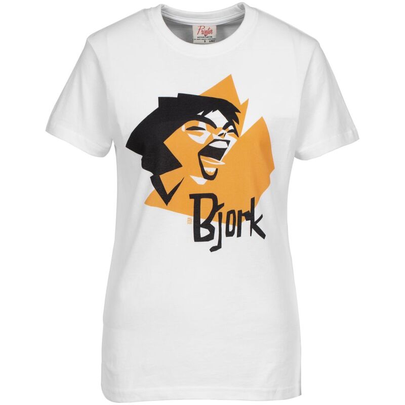 Футболка женская &laquo;Меламед. Bjork&raquo;, белая арт.70904.60