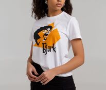 Футболка женская &laquo;Меламед. Bjork&raquo;, белая арт.70904.60