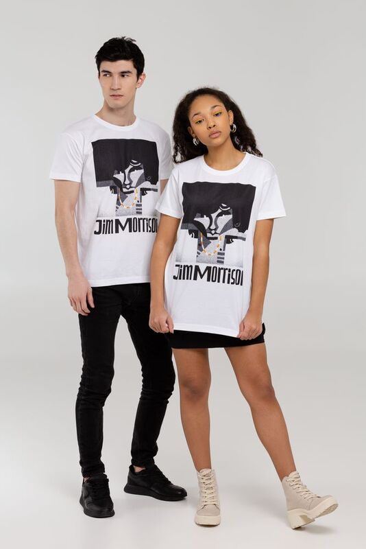 Футболка &laquo;Меламед. Jim Morrison&raquo;, белая арт.70906.60