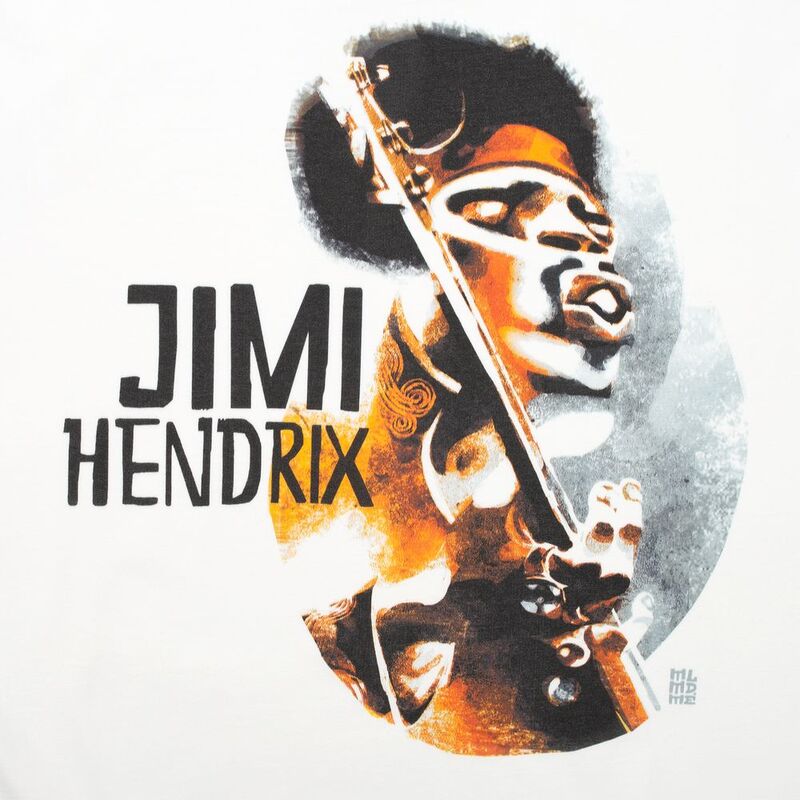 Футболка &laquo;Меламед. Jimi Hendrix&raquo;, белая арт.70907.60