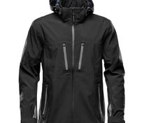 Куртка софтшелл мужская Patrol, черная с серым арт.11629.33