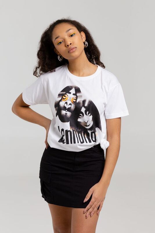 Футболка &laquo;Меламед. John Lennon, Yoko Ono&raquo;, белая арт.70909.60