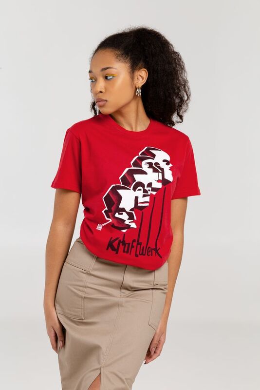 Футболка &laquo;Меламед. Kraftwerk&raquo;, красная арт.70910.50